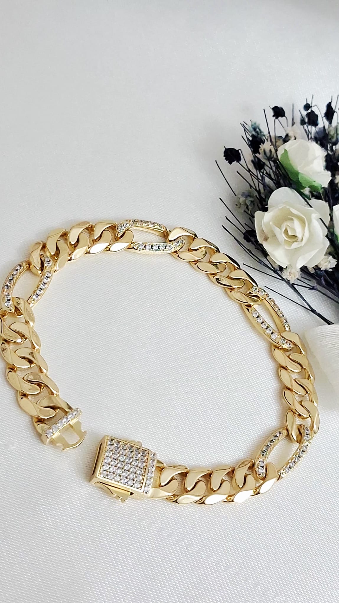 XUPING Bileklik - Kalın Zincir ve Köprü Detaylı